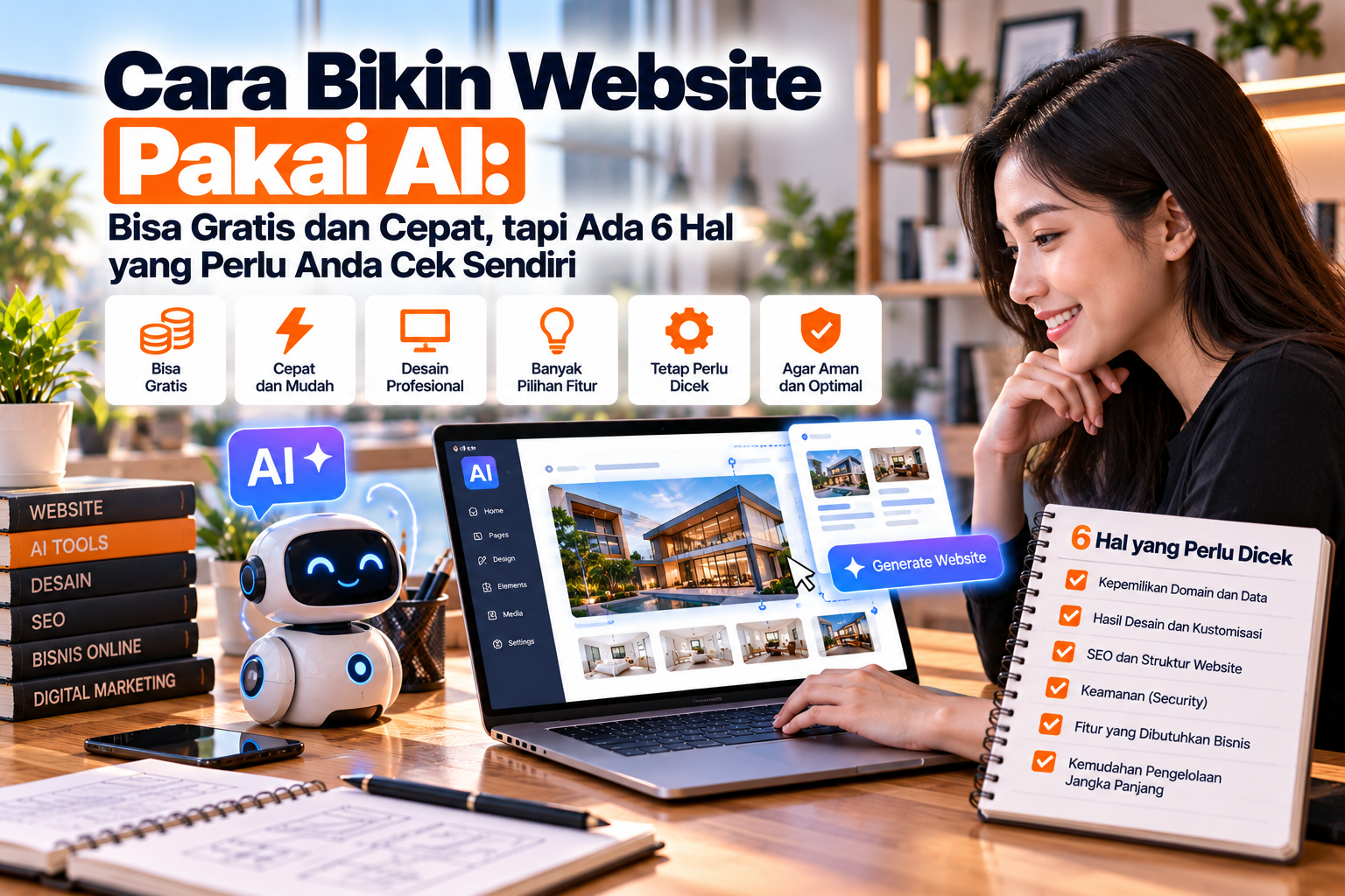 Cara Bikin Website Pakai AI: Bisa Gratis dan Cepat, tapi Ada 6 Hal yang Perlu Anda Cek Sendiri