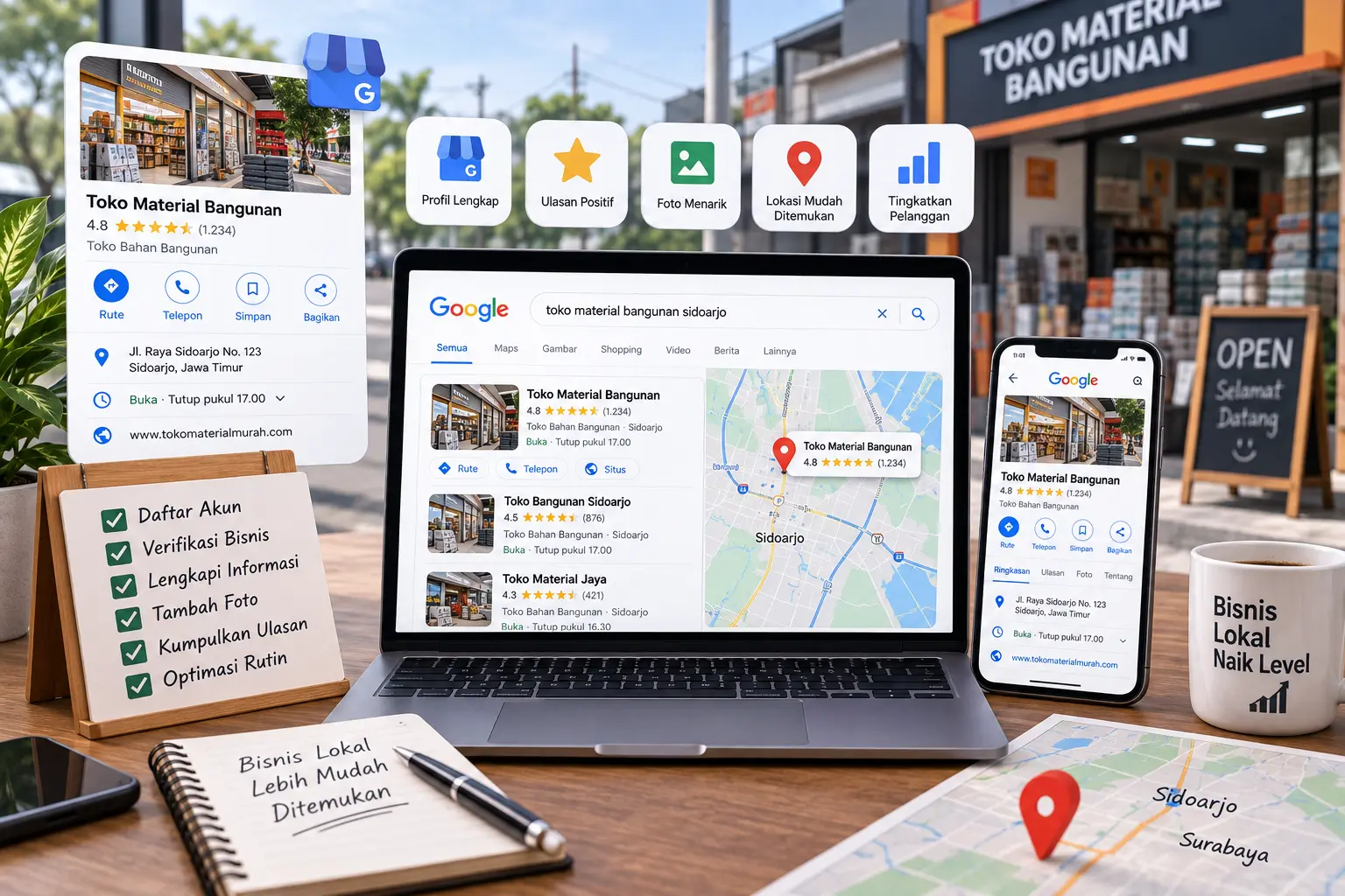 Google Business Profile: Cara Daftar dan Optimasi Lengkap untuk Bisnis Lokal (2026)