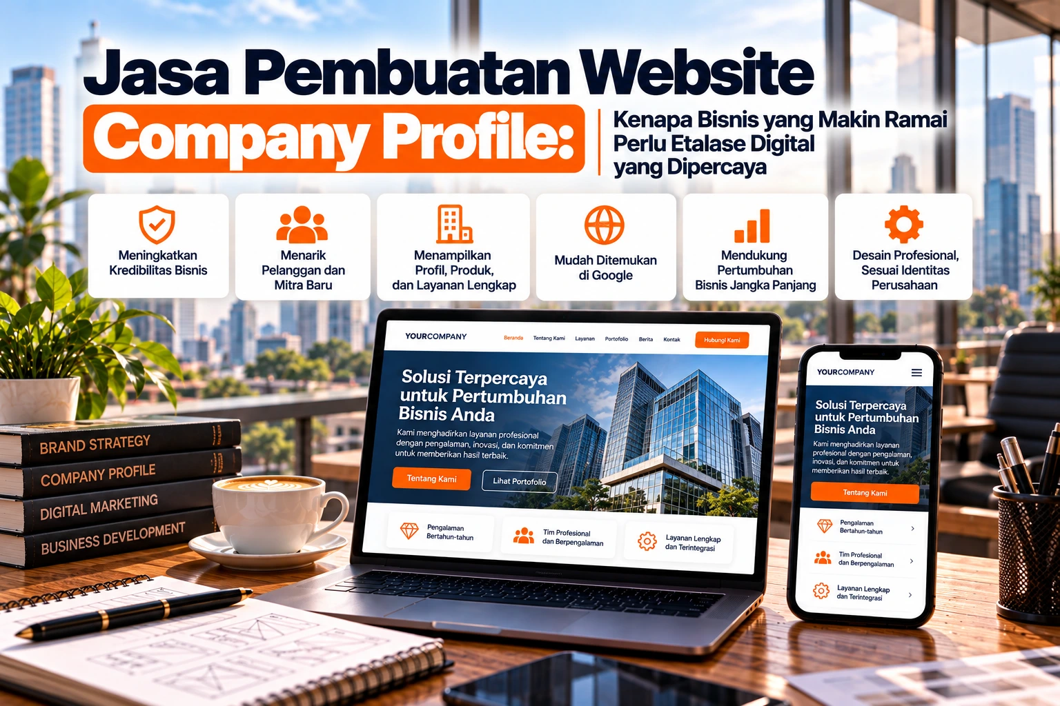 Jasa Pembuatan Website Company Profile: Kenapa Bisnis yang Makin Ramai Perlu Etalase Digital yang Dipercaya