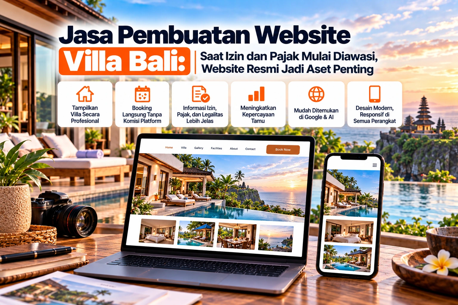 Jasa Pembuatan Website Villa Bali: Saat Izin dan Pajak Mulai Diawasi, Website Resmi Jadi Aset Penting