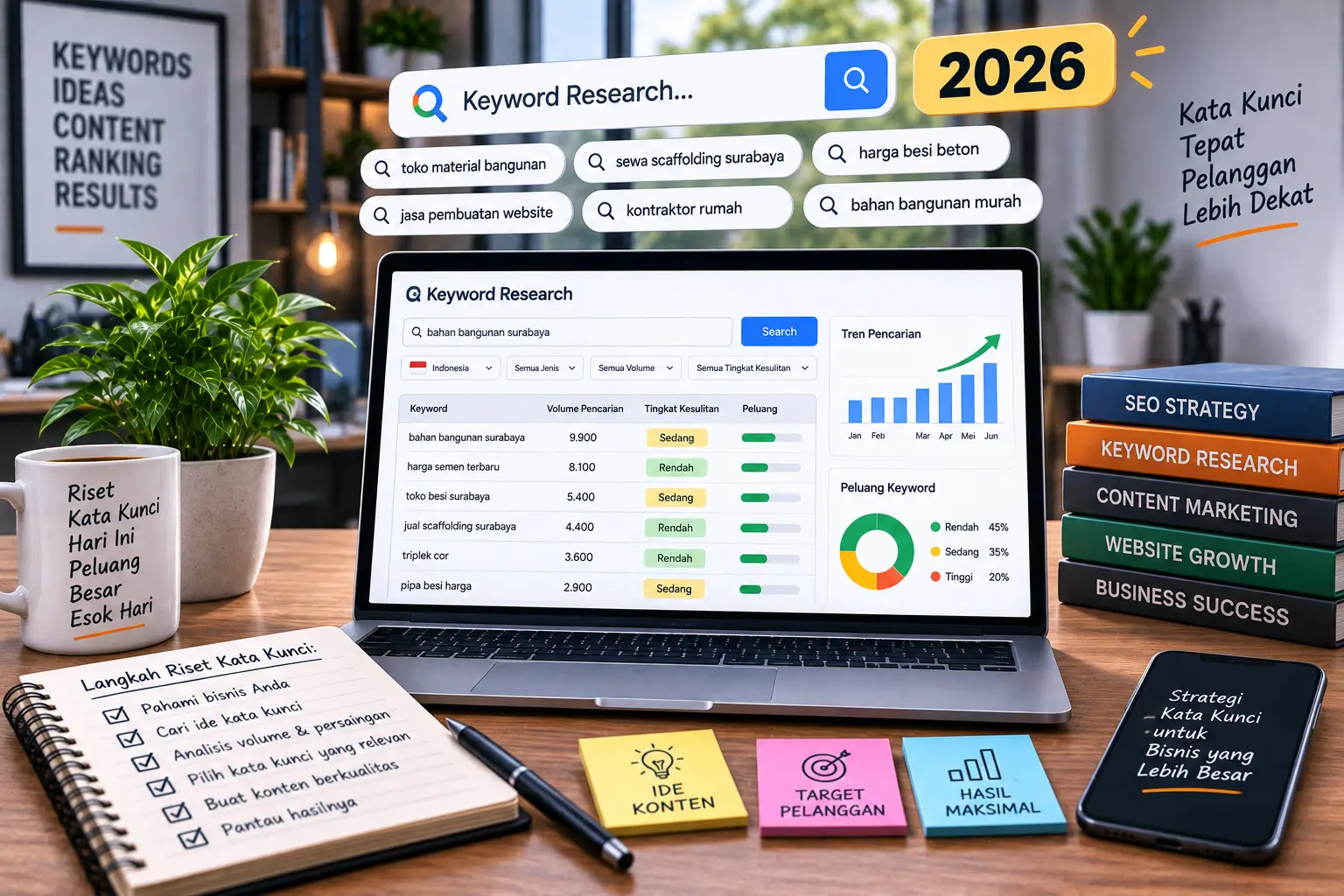 Keyword Research: Cara Menemukan Kata Kunci yang Tepat untuk Bisnis Anda (2026)