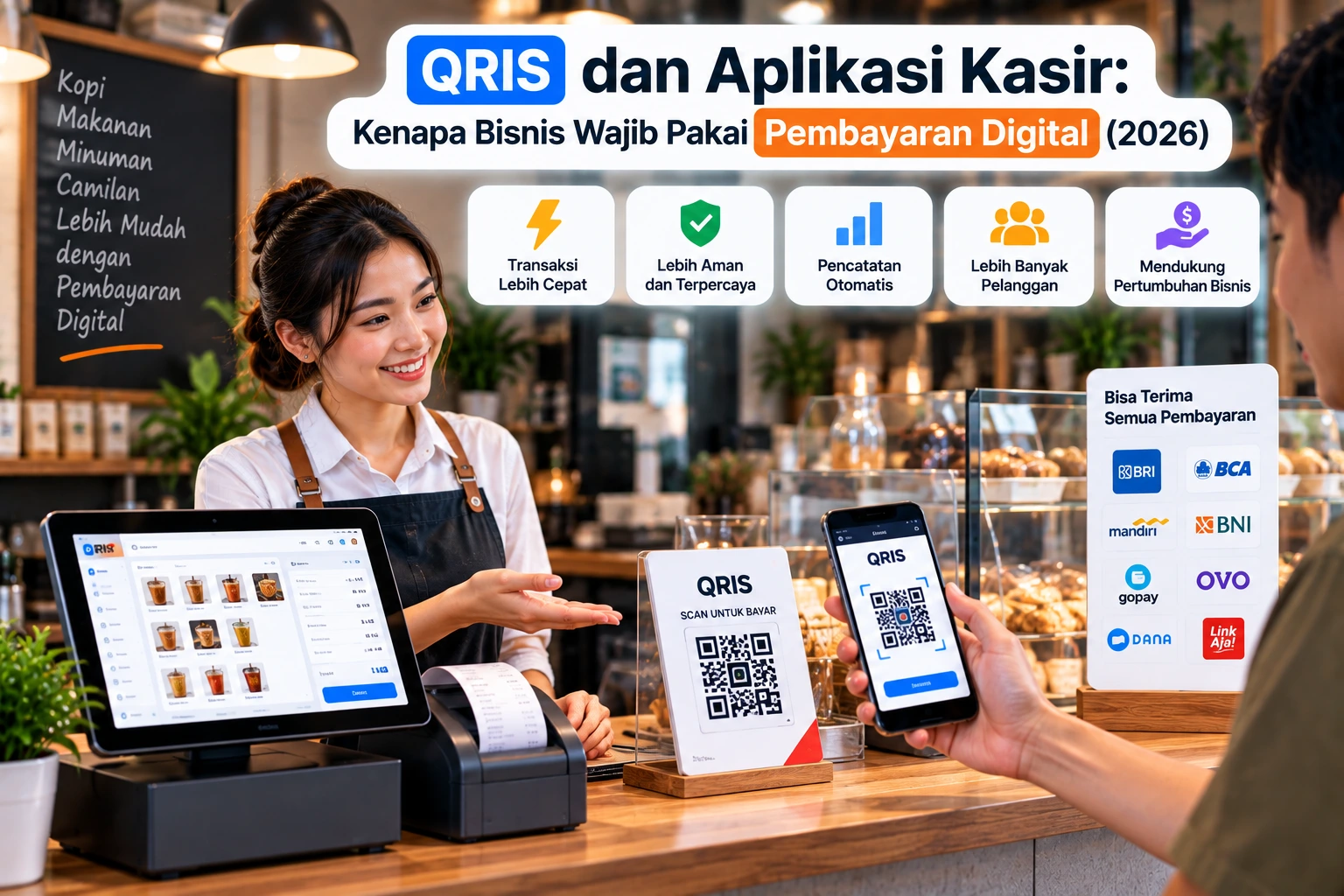QRIS dan Aplikasi Kasir: Kenapa Bisnis Wajib Pakai Pembayaran Digital (2026)
